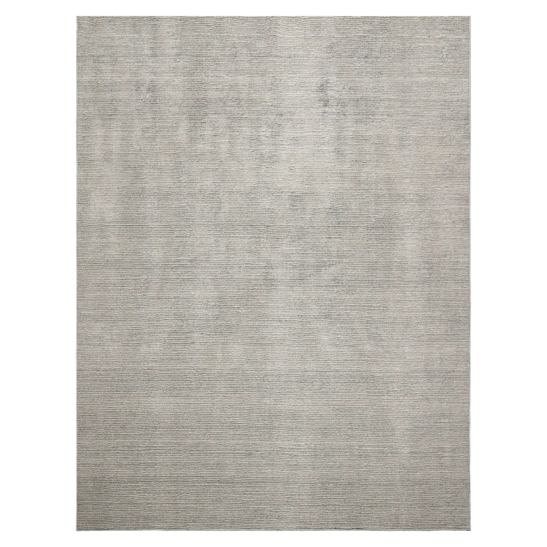 LoomBloom Multi Size Beige Hand Tufted Contemporary Textured Ribbed New Zealand Wool  Oriental Area Rug