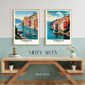 Affiche Corniglia, Italie  | impression  de voyage Corniglia | affiche Cinque Terre